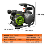 Oil Free Air Compressor with Quiet Low Noise and Portable Design