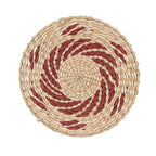 Woven Straw Wall Decor Round Living Room Ornament Wall Hanging