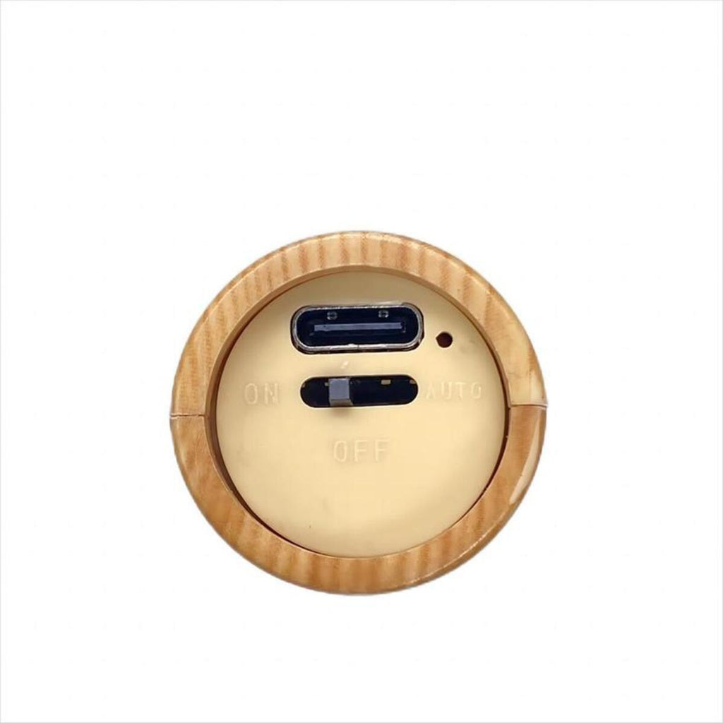 Motion Sensor Night Light, Rechargeable Body Sensor Night Light Indoor, Magnetic Wooden LED Wall Sconce For Bedroom Corridor Staircase Cabinet Intelligent Human Body Induction Night Light