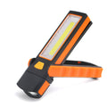 COB LED Work Light Inspection Lamp Flashlight Torch Magnetic Hook Hand Tool Garage Outdoors Camping SportAAA
