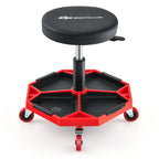 330 LBS Capacity Pneumatic Rolling Mechanic Stool with Padded Seat