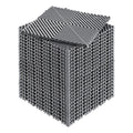 Interlocking Drainage Mat, 12 x 12 Modular Interlocking Cushion, 24 Pcs Splicing Drainage Mats, Non-Slip Gray PP Drainage Floor Tile and Shower Mat, for Garage, Garden, Kitchen & Outdoor