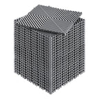 Interlocking Drainage Mat, 12 x 12 Modular Interlocking Cushion, 24 Pcs Splicing Drainage Mats, Non-Slip Gray PP Drainage Floor Tile and Shower Mat, for Garage, Garden, Kitchen & Outdoor
