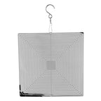 3D Drop-shaped Rotating Wind Spinner Outdoor Metal Sculptures Flowing Stainless Steel Wind Chimes Flowing-Light Effect Design Home Garden Decoration Outdoor Hanging Decor Gift Wind Spinners Mirrored Patio Wind Chime Yard Decor
