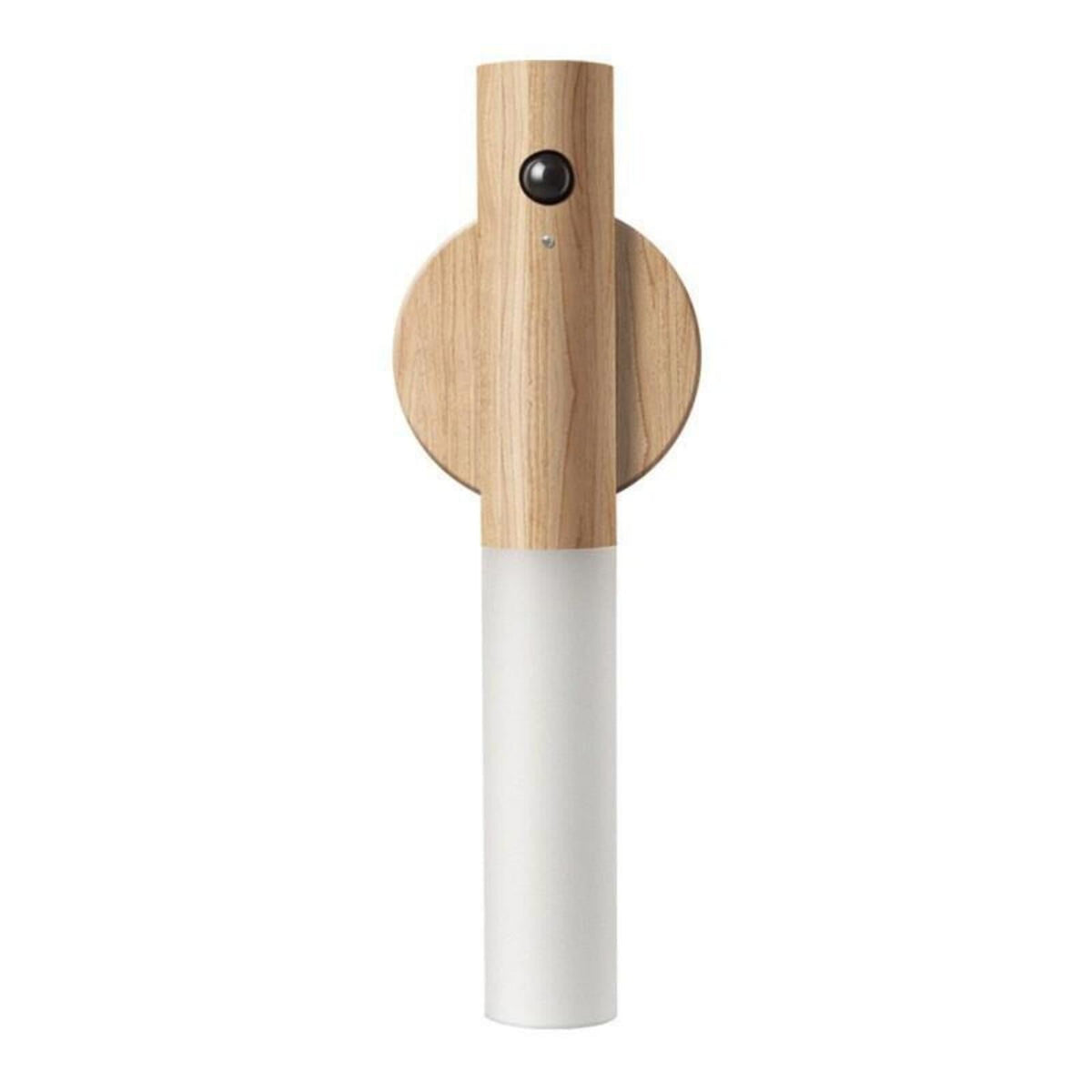 Motion Sensor Night Light, Rechargeable Body Sensor Night Light Indoor, Magnetic Wooden LED Wall Sconce For Bedroom Corridor Staircase Cabinet Intelligent Human Body Induction Night Light