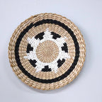 Woven Straw Wall Decor Round Living Room Ornament Wall Hanging