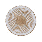 Woven Straw Wall Decor Round Living Room Ornament Wall Hanging
