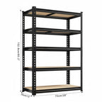 Heavy Duty Metal Garage Shelving Rack 2000lbs 4/5/6-Tier Steel Shelf 60"/72"/84"