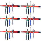 8 12 18 24 Magnetic Tool Holder Bar Organizer Racks for Connecting Strips Tools in the Garage and Workshop