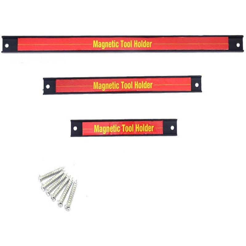 8 12 18 24 Magnetic Tool Holder Bar Organizer Racks for Connecting Strips Tools in the Garage and Workshop