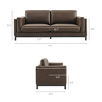 Roscoe 81 Inch Vegan Leather Sofa by Modway
