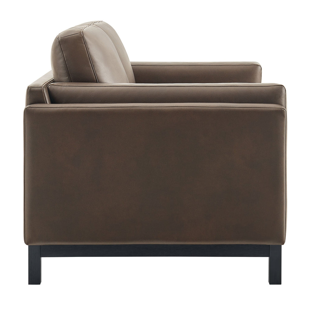 Roscoe 63 Inch Vegan Leather Loveseat by Modway