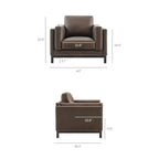 Roscoe Vegan Leather Armchair by Modway