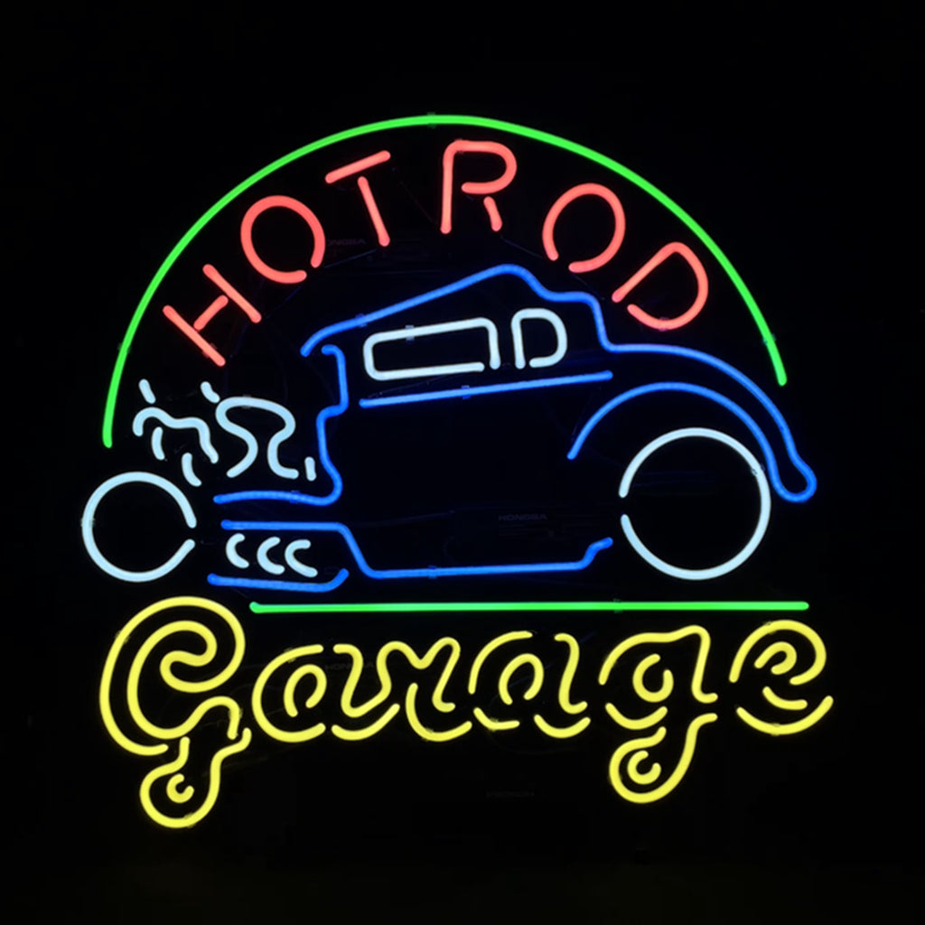 Hot Rod Garage Auto Car Neon Signs
