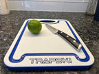 TRAPSKI Premium 1/2 Inch Thick HDPE Cutting Boards | Food-Grade Kitchen Prep Surface | Juice Grooves | Made in the USA