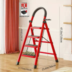 Heavy Duty Folding Step Ladder 3/4/5 Step Non-Slip 500LBS Capacity Portable