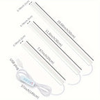 LED Light Under Cabinet Lights | USB Dimmable 3 Color Magnetic Strip