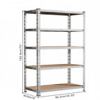 Heavy Duty Metal Garage Shelving Rack 2000lbs 4/5/6-Tier Steel Shelf 60"/72"/84"