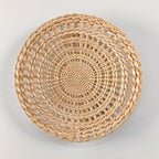 Woven Straw Wall Decor Round Living Room Ornament Wall Hanging