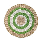 Woven Straw Wall Decor Round Living Room Ornament Wall Hanging