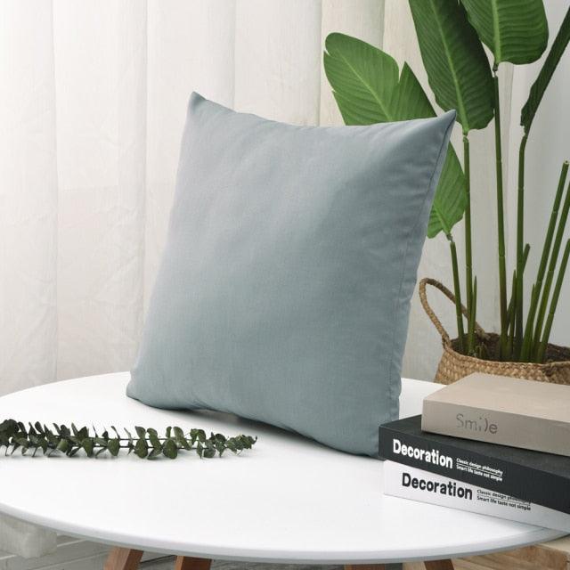 Waterproof Throw Pillow Covers Solid Nordic Cushion Cover Decorative Outdoor Solid Throw Pillow Covers Linen Garden Farmhouse Cushion Cases Home Decor Pillow Case For Couch Bed Balcony