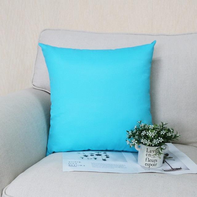 Waterproof Throw Pillow Covers Solid Nordic Cushion Cover Decorative Outdoor Solid Throw Pillow Covers Linen Garden Farmhouse Cushion Cases Home Decor Pillow Case For Couch Bed Balcony